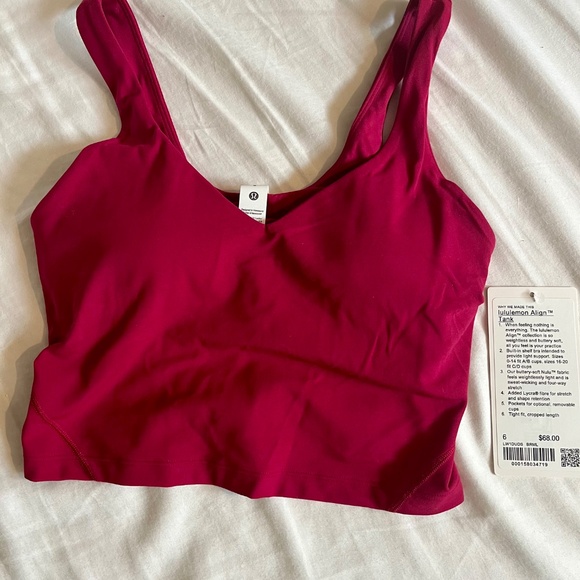 Lululemon Align tank A/B cup in Berry Rumble - Picture 4 of 6